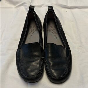 Merrell Women's Black Leather Loafers